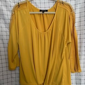 Mustard blouse